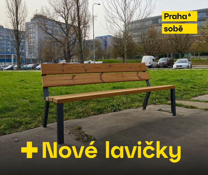 Nové lavička Praha 6