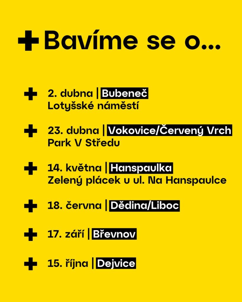 Zveme vás na setkání s radnicí Prahy 6, kde máte jedinečnou příležitost přijít a položit otázky na témata, která vás nejvíce zajímají. Budete mít možnost potkat se s naší radní Mariana Čapková - místostarostka Prahy 6 a dalšími zastupiteli za PRAHU 6 SOBĚ. Společně probereme, co vás trápí, co by se dalo zlepšit a také vám představíme projekty, které se u nás na šestce připravují.