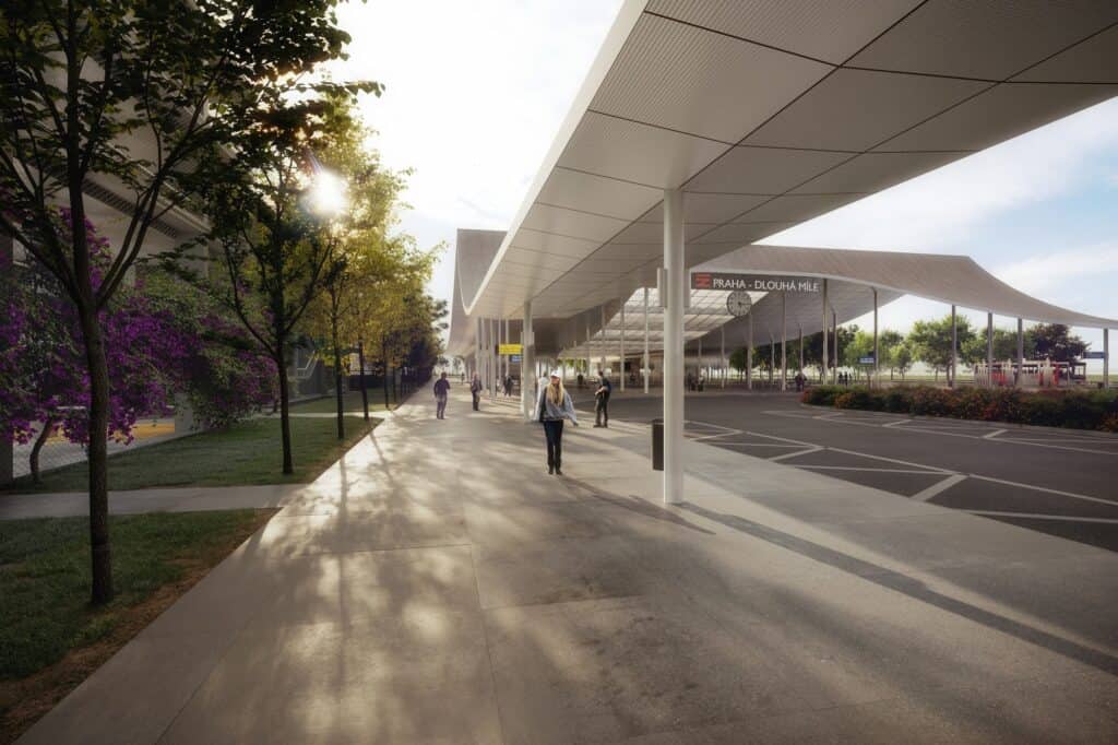 Železnice na letiště Praha – vizualizace nové trati Ruzyně–Letiště