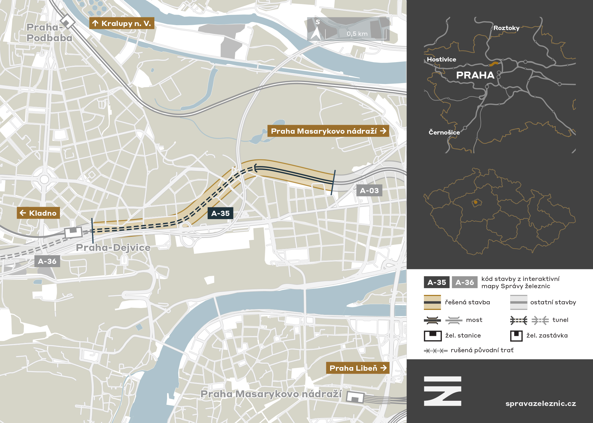 Vizualizace nové podzemní stanice Praha-Dejvice