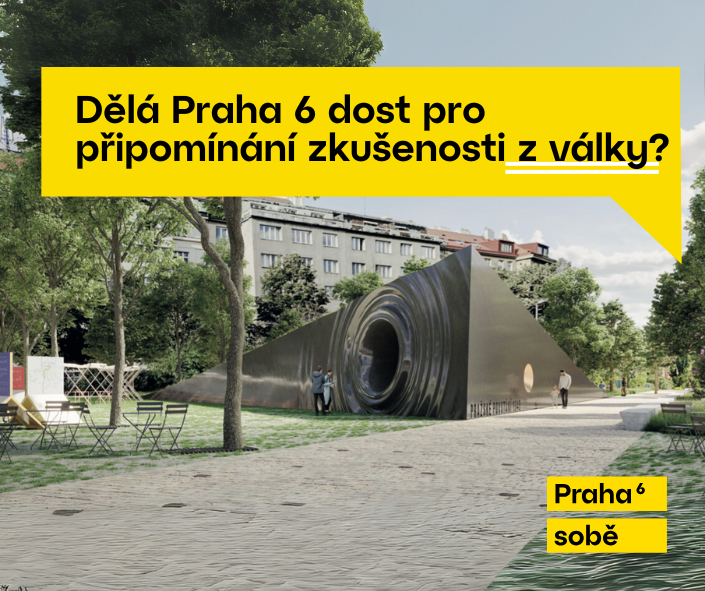 Vizualizace nového Pomníku Pražského povstání v Praze 6