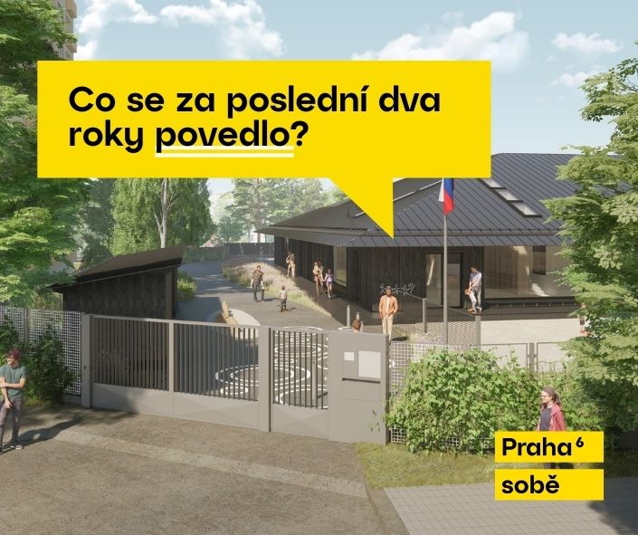 Vizualizace nové MŠ Vokovice – dubnová Šestka Praha 6