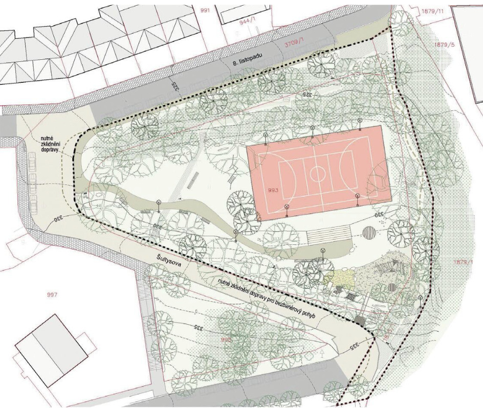 Revitalizace hřiště Šultysova v Praze 6 – nové herní a sportovní prvky