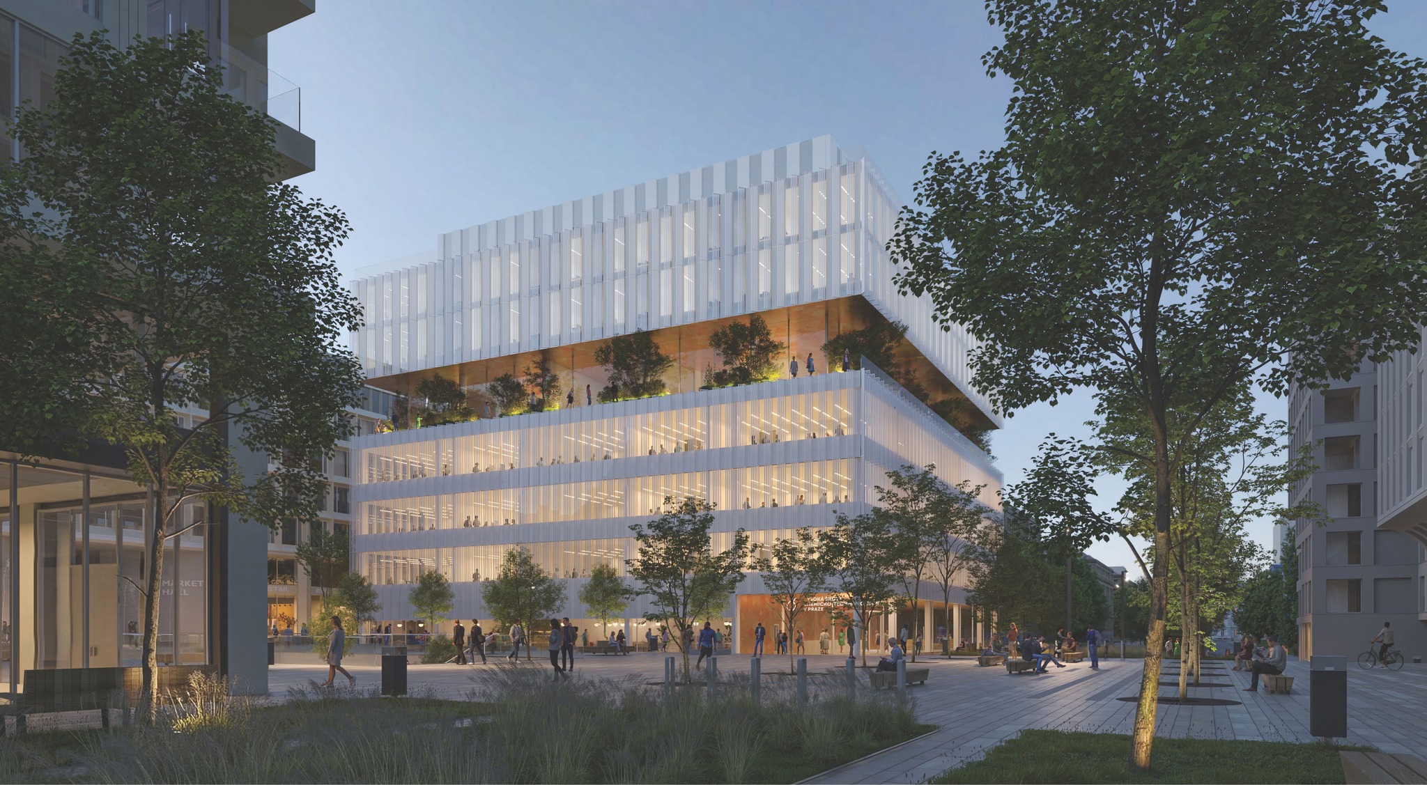 Nová budova VŠCHT na Vítězném náměstí v Praze 6 – vítězný architektonický návrh