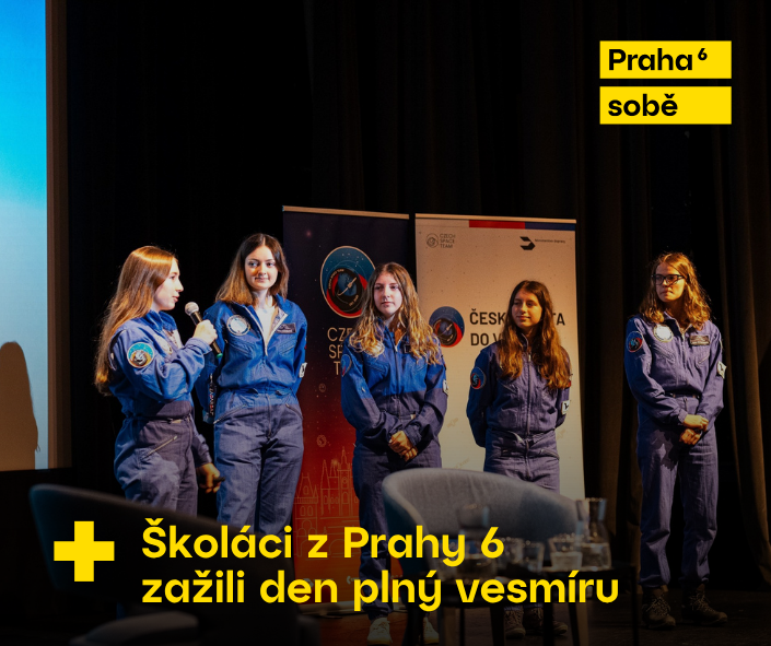 Beseda o vesmíru v Kině Dlabačov Praha 6 – studenti a Aleš Svoboda