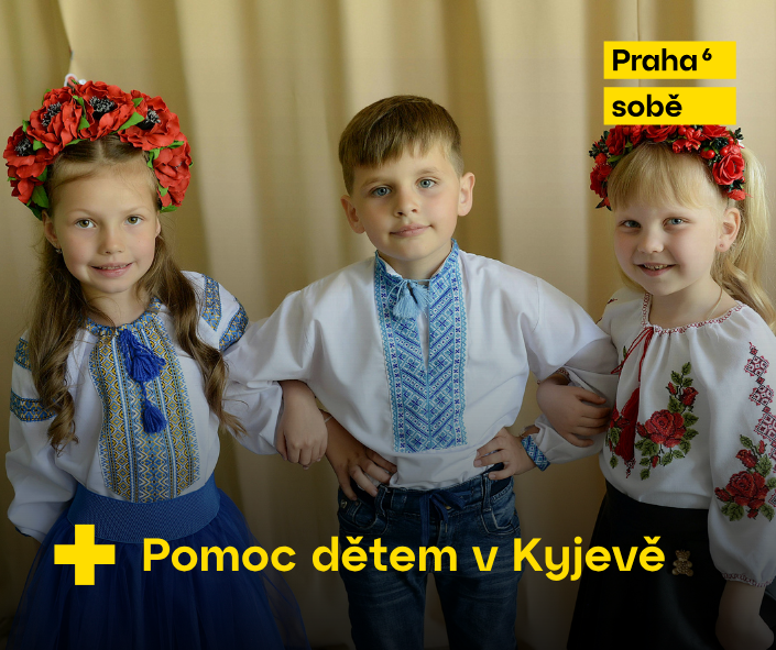 Pomoc dětem v Kyjevě – sbírka Teplo pro děti organizovaná školami Praha 6