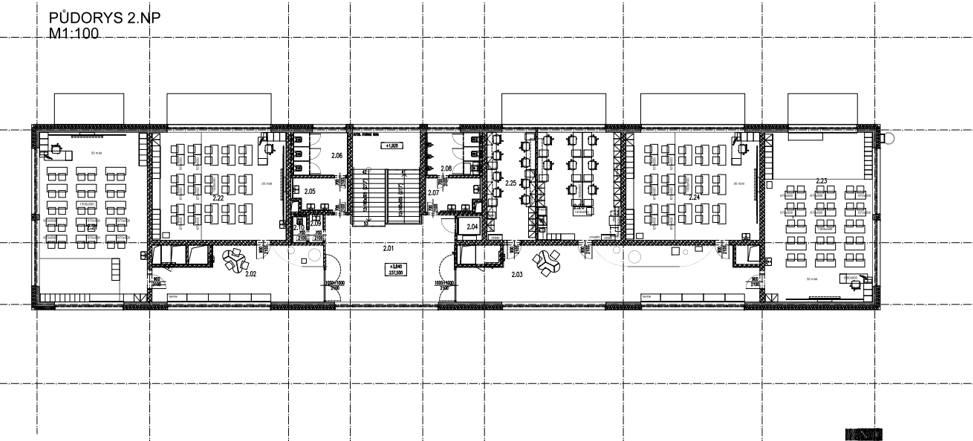 Vizualizace nové budovy ZŠ Bílá Praha 6 moderní architektura školy