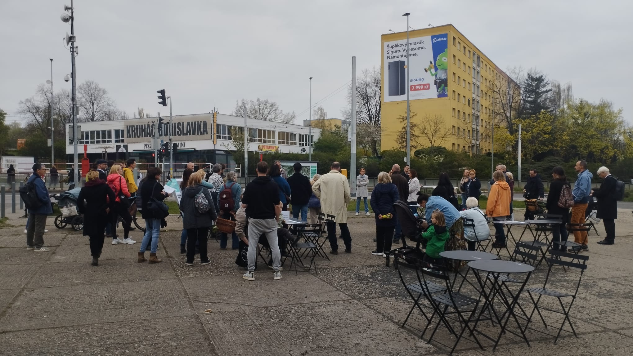 Komunitní setkání Praha 6 káva a neformální debata s obyvateli