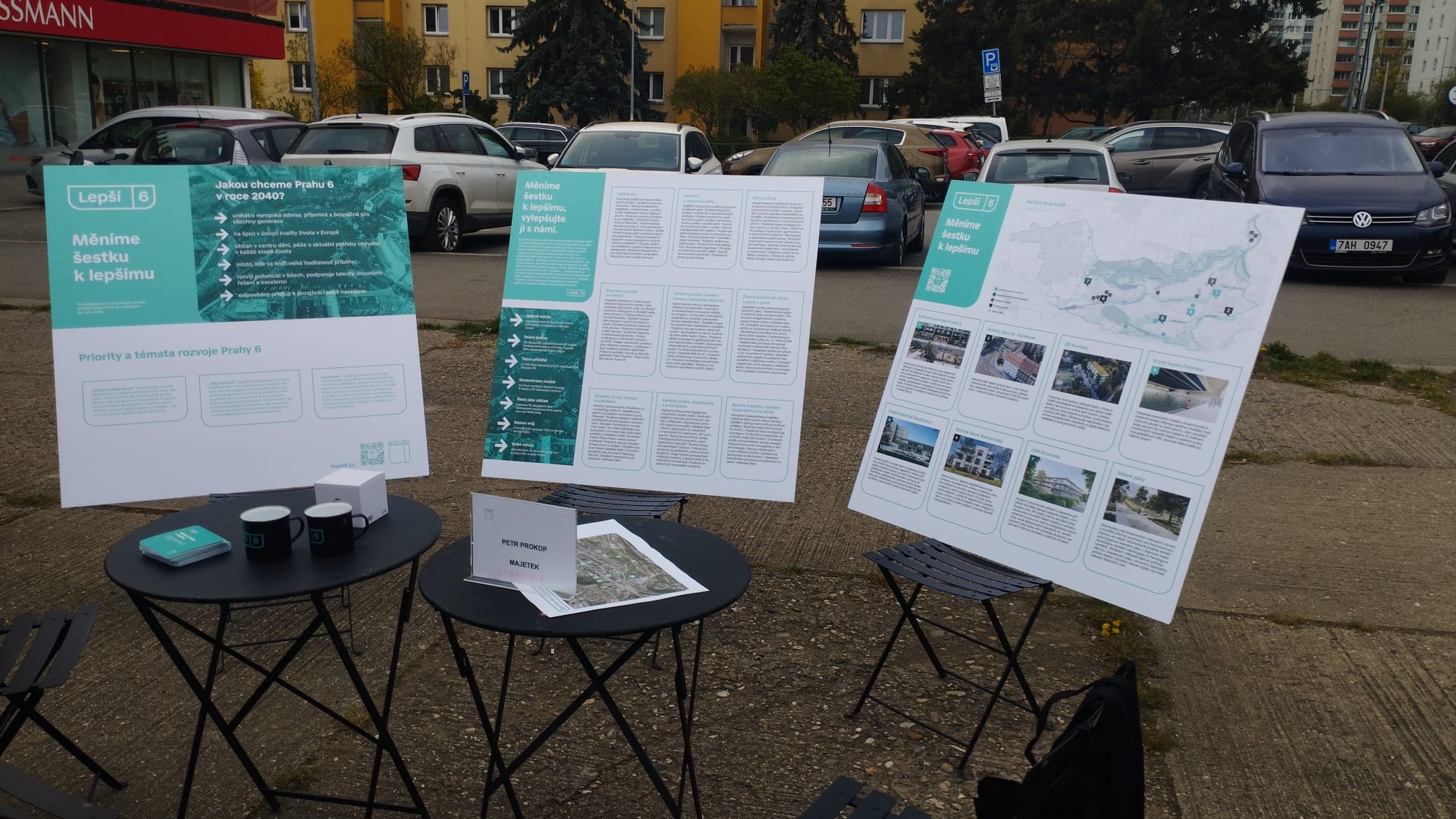 Komunitní setkání Praha 6 káva a neformální debata s obyvateli