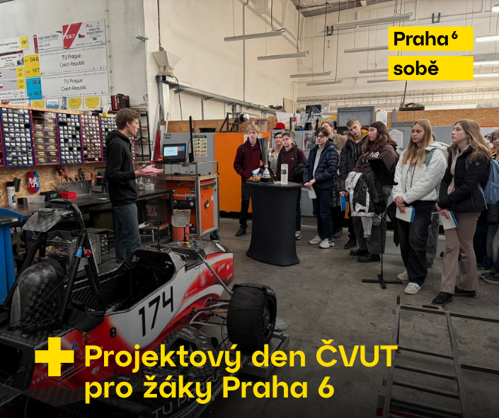 Studenti a žáci v laboratořích ČVUT během vzdělávací akce