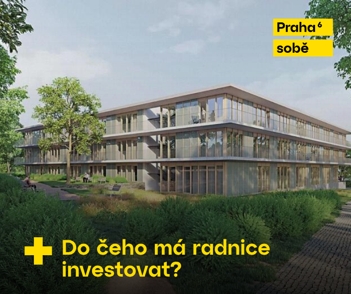 Vizualizace nové LDN Drnovská Praha 6 moderní zdravotnické zařízení