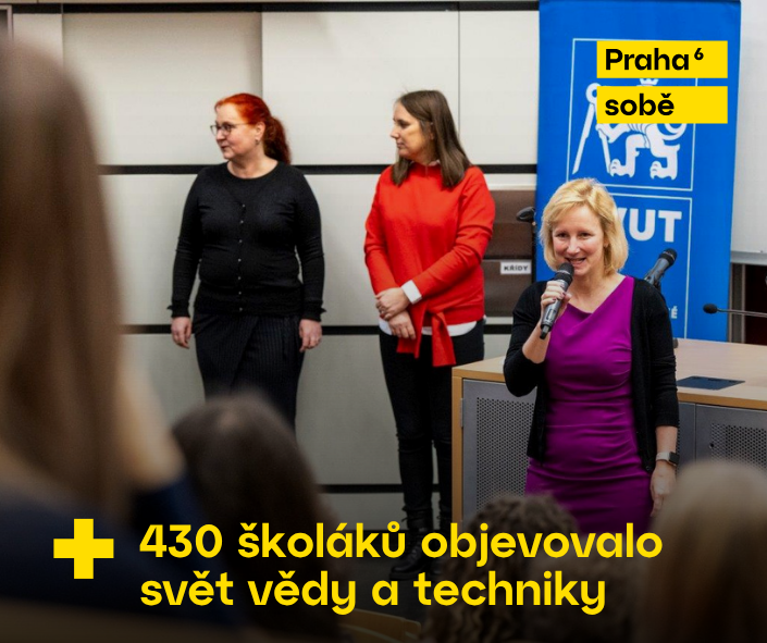 Projektový den Praha 6 na ČVUT – školáci objevují vědu a technologie