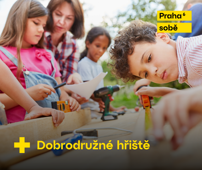 Dobrodružné hřiště Pod Juliskou v Praze 6 – prostor pro volnou hru