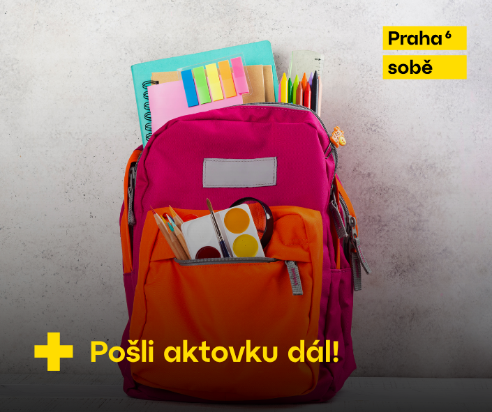 Sbírka školních aktovek Pošli aktovku dál Praha 6