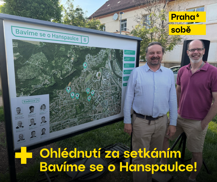 Diskuze s občany Hanspaulky o rozvoji Prahy 6