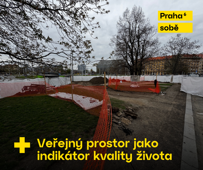 Revitalizace veřejného prostoru Kulaťák Praha 6 se zelení