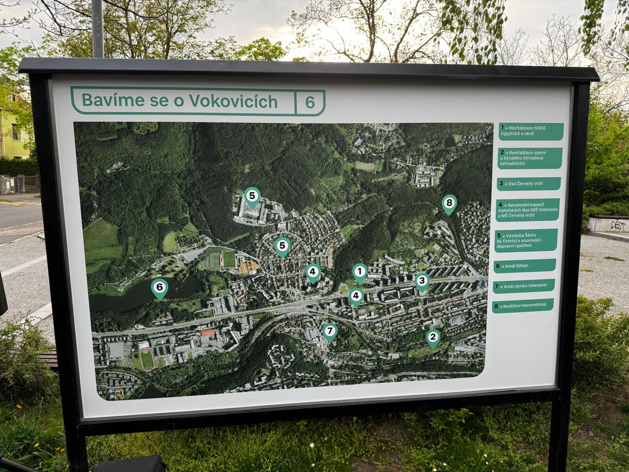 Komunitní setkání v parku V Středu Praha 6 Vokovice