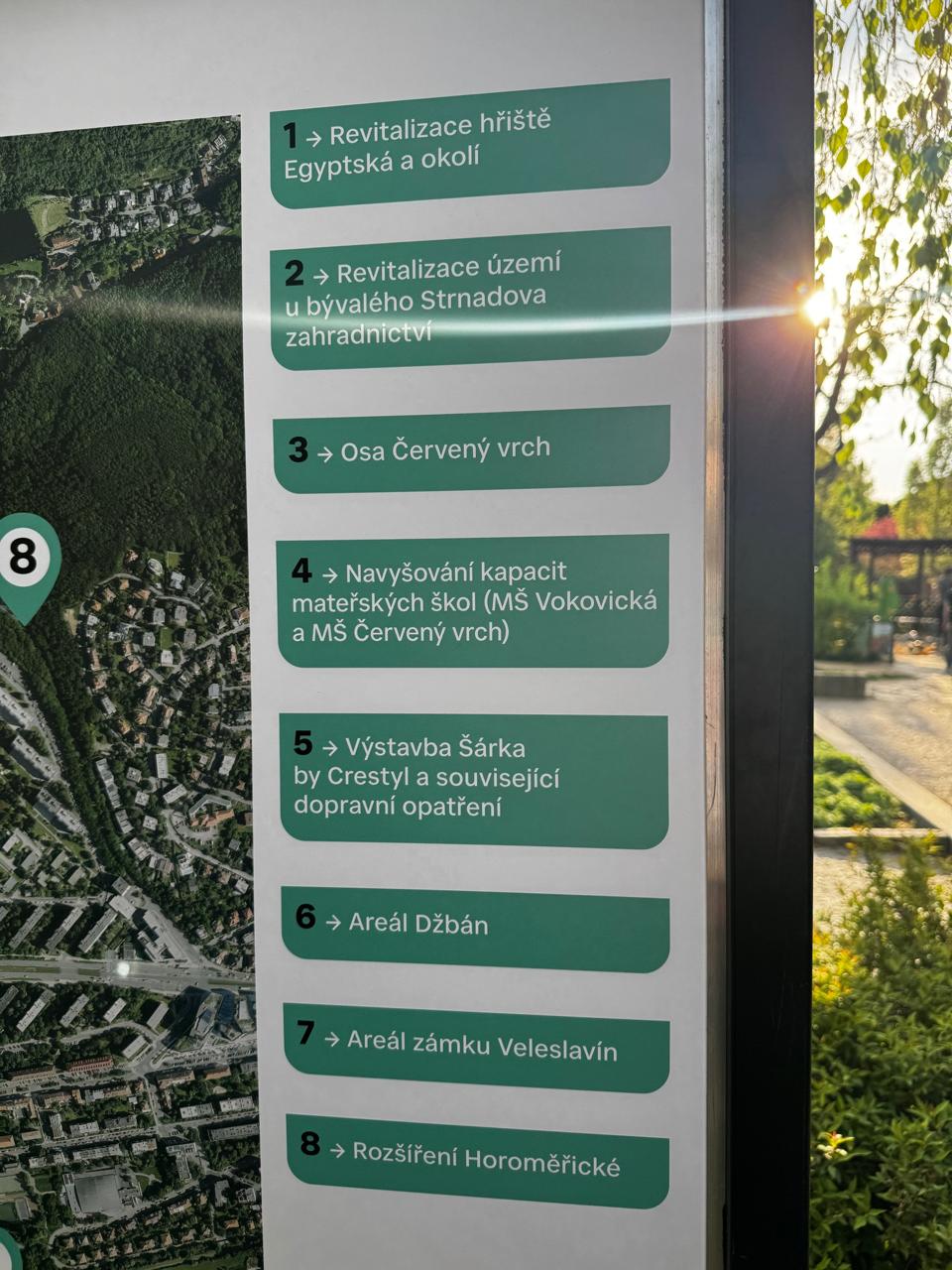 Komunitní setkání v parku V Středu Praha 6 Vokovice