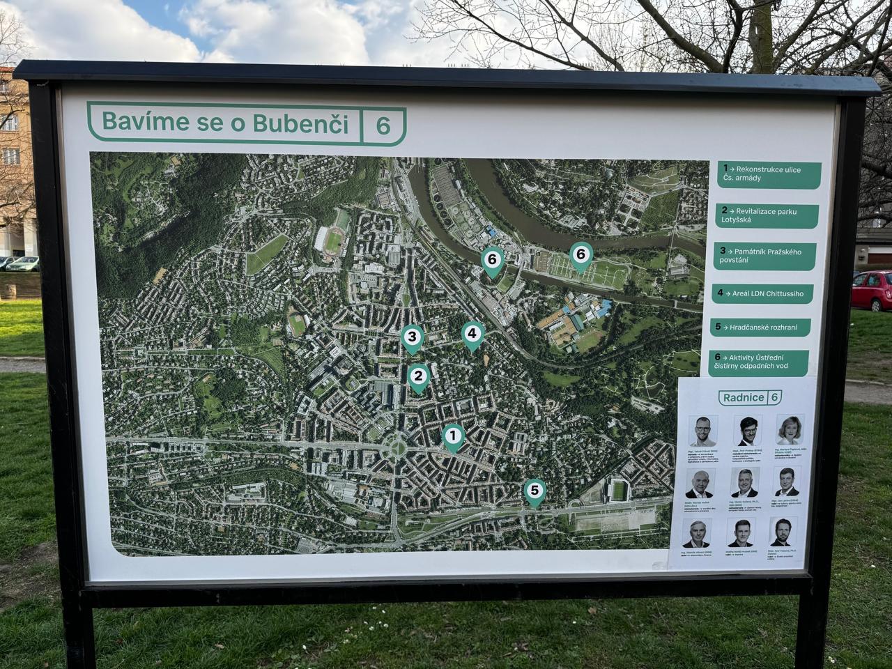 Diskuze s obyvateli Bubenče o budoucnosti Prahy 6