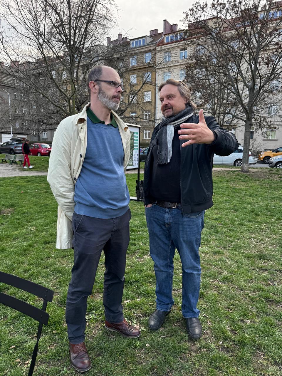 Sousedské setkání Bavíme se o Bubenči Praha 6 v parku Lotyšská