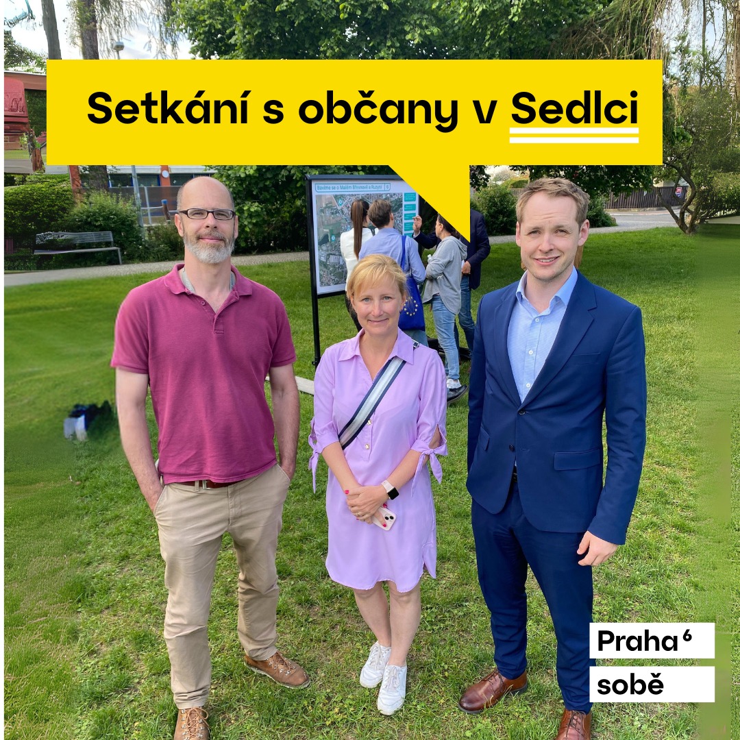 Setkání obyvatel Sedlce se zástupci Prahy 6