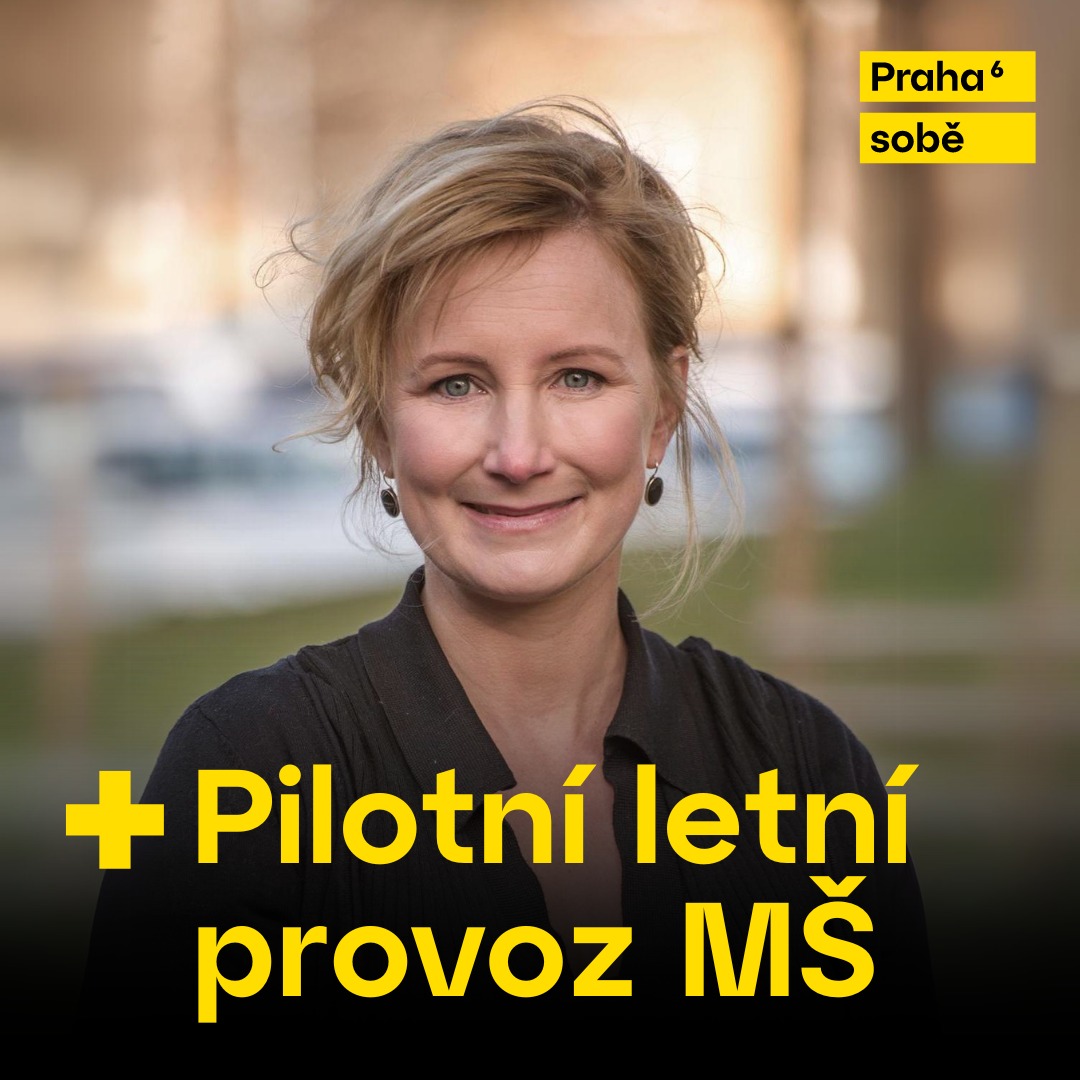 Děti během letního provozu mateřské školy na Praze 6