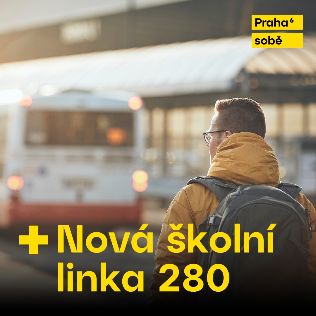 Nová školní autobusová linka 280 na Praze 6