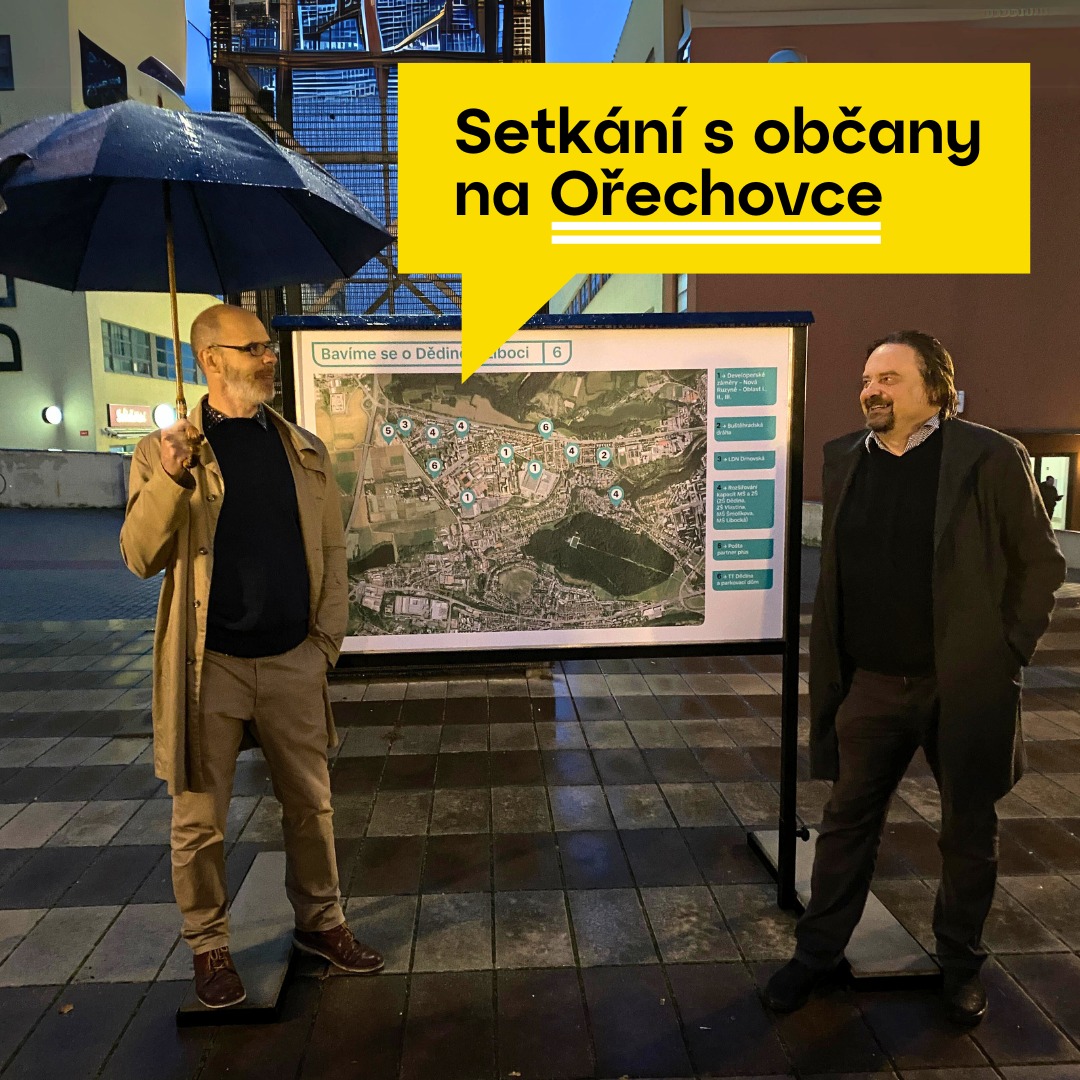Pozvánka na setkání Bavíme se o Ořechovce