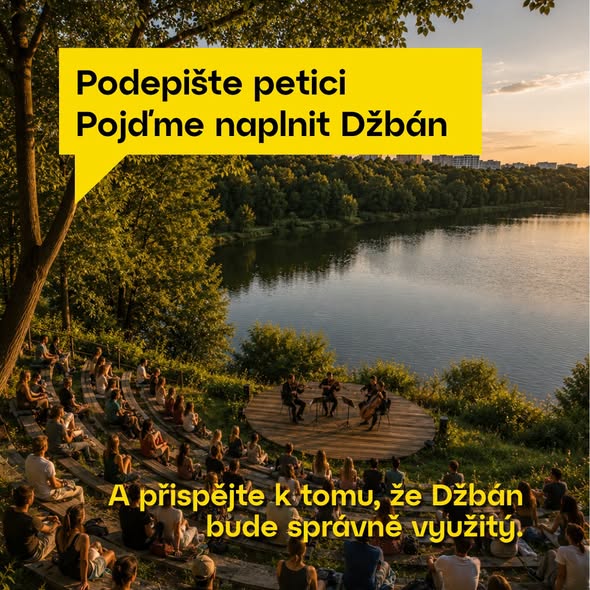 Vizualizace přírodního amfiteátru u Džbánu